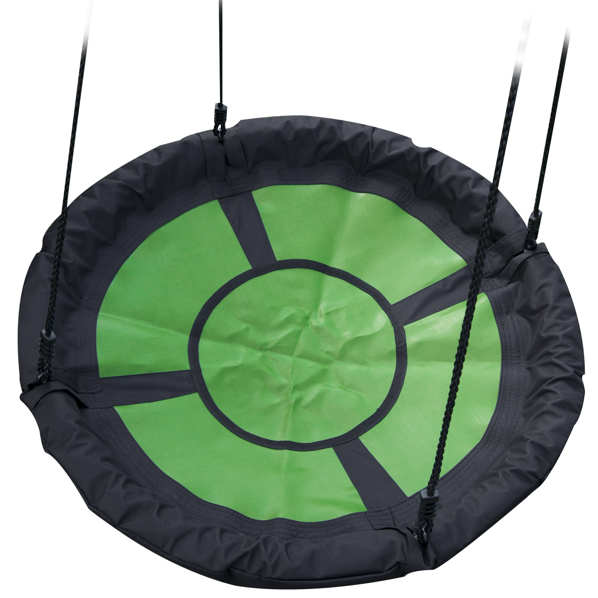 2-Pack Green Swing Seats & Nest Swing Combo - Heavy Duty Swing Set Accessories for Kids, Backyard Playsets - Perfect for Outdoor Play, Parks, and Playgrounds