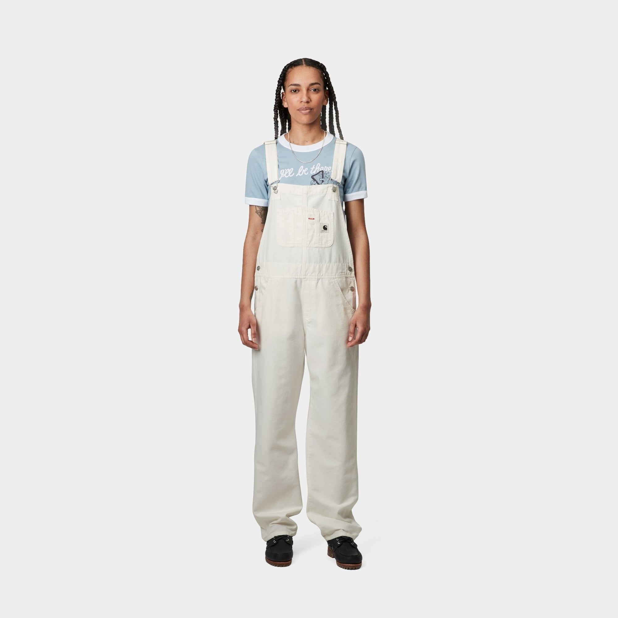 Women's Denim Bib Overalls - Straight Leg Workwear & Casual Jumpsuit for Women | Wax Coated for Durability | Perfect for Farming, Gardening & Outdoor Activities