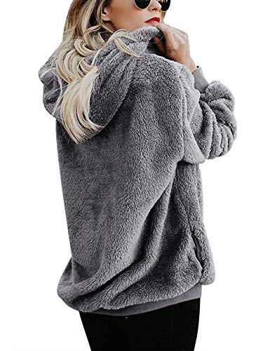 Pull À Capuche Gris Foncé.