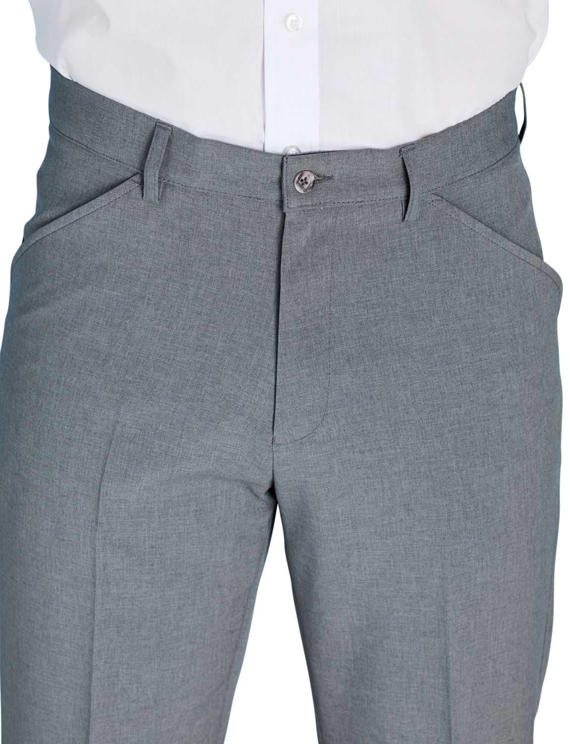Stylish Men's Frogmouth Pocket Formal Pants - Business Office Wear & Wedding Attire | Comfortable Dress Pants for Professional & Special Occasions
