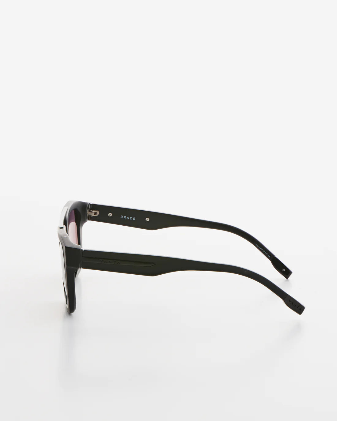 VANTA Draco Sunglasses - Matte Black & Black Metal Frame - Polarized UV Protection - Stylish & Durable for Outdoor Activities, Driving, and Fashion