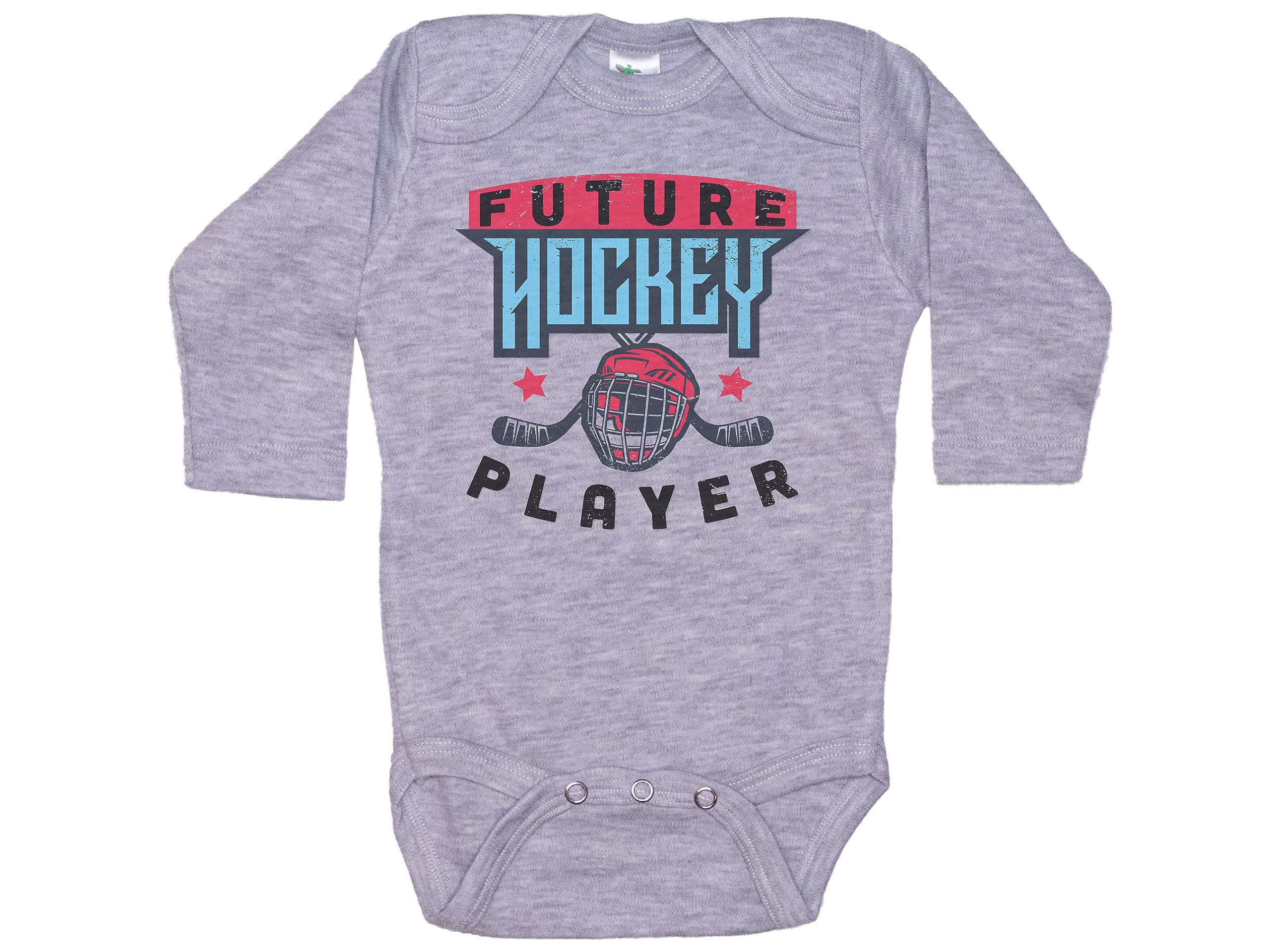 Ebenezer Fire Sports Baby Onesie - Future Hockey Player Bodysuit for Newborns | Cute Pregnancy Announcement Outfit | Perfect for Hockey Games, Baby Showers & First Photos