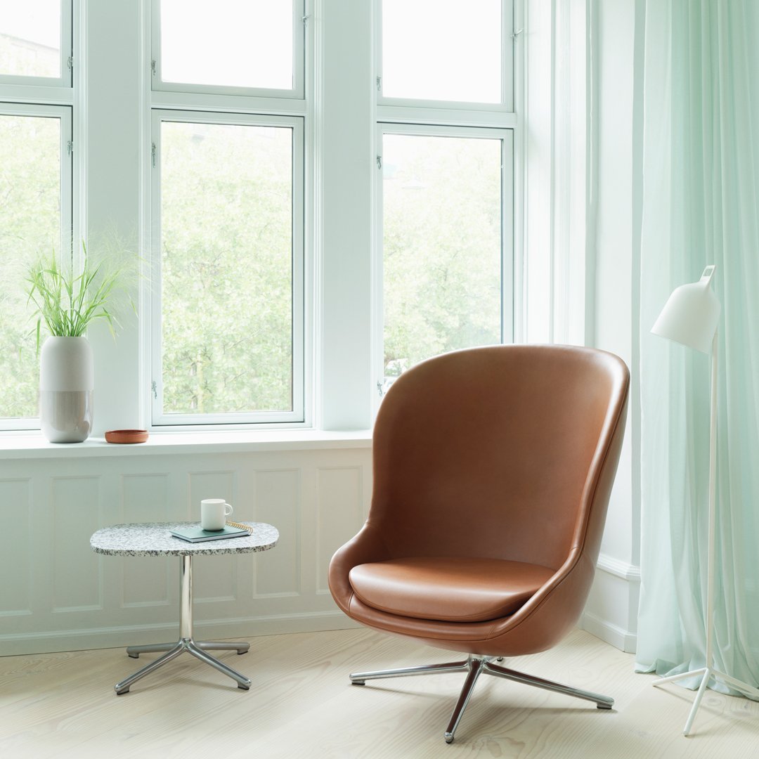 Premium Hyg Lounge Chair with 360° Swivel Base - Modern Accent Chair for Living Room, Bedroom or Office - Perfect for Relaxing, Reading & Entertaining Guests