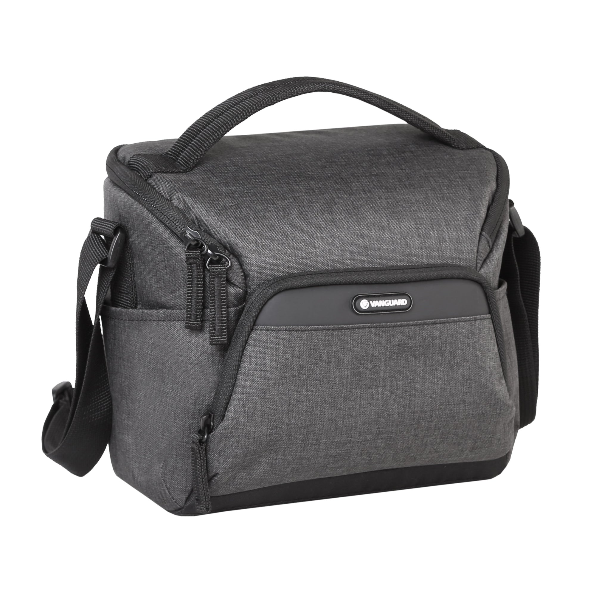 Vesta Aspire 21 Gray Camera Shoulder Bag - Waterproof DSLR Camera Case with Adjustable Strap for Nikon Canon Sony - Perfect for Travel Photography & Outdoor Shooting