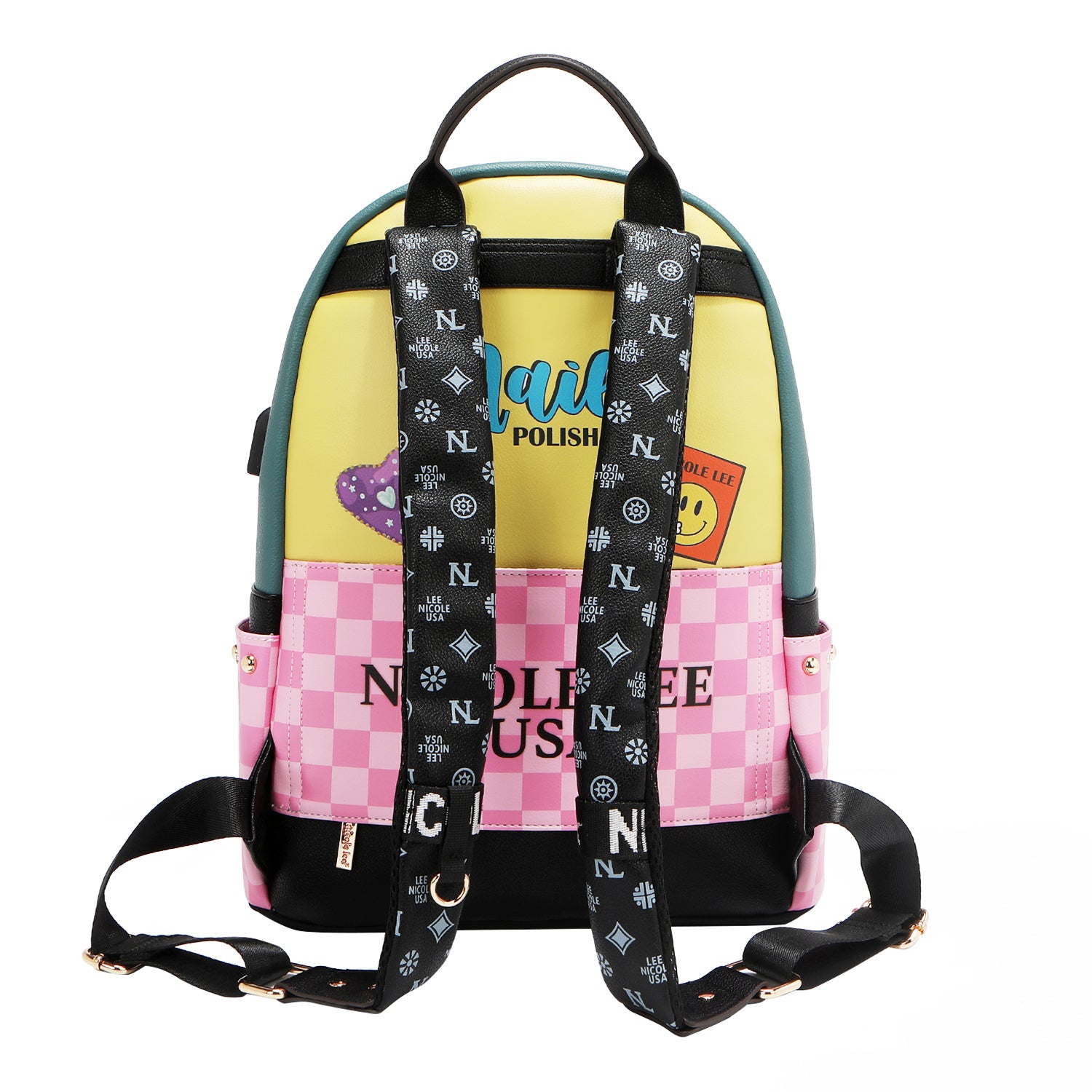 Large USB Fashion Backpack with Charging Port & Pouch - Stylish Laptop Bag for Work, Travel & College - Perfect for Commuters & Students