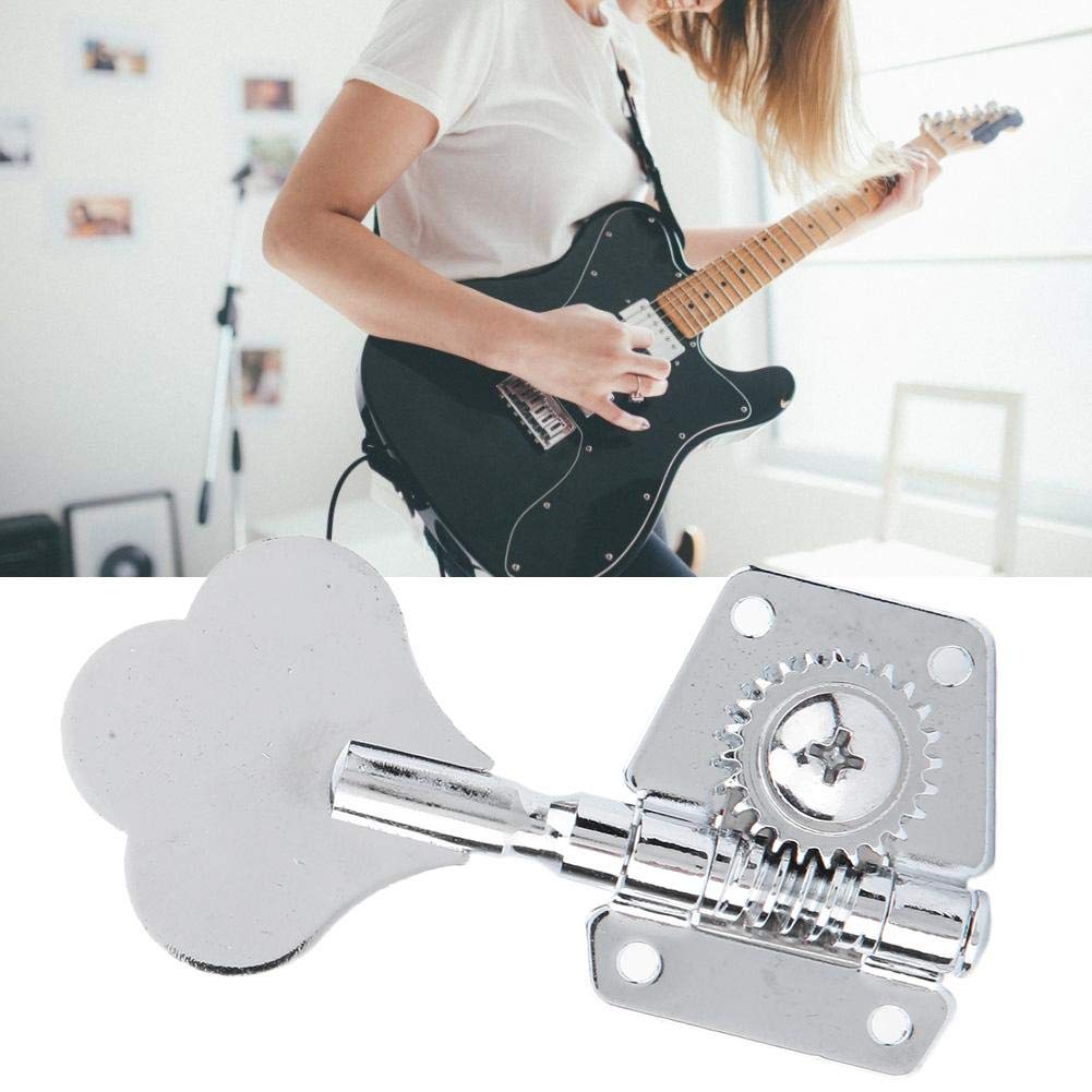 VBESTLIFE Electric Bass Machine Heads - Premium Open Gear Tuner Knobs & String Tuning Keys for Bass Guitar | Perfect for Professional Musicians & Home Practice