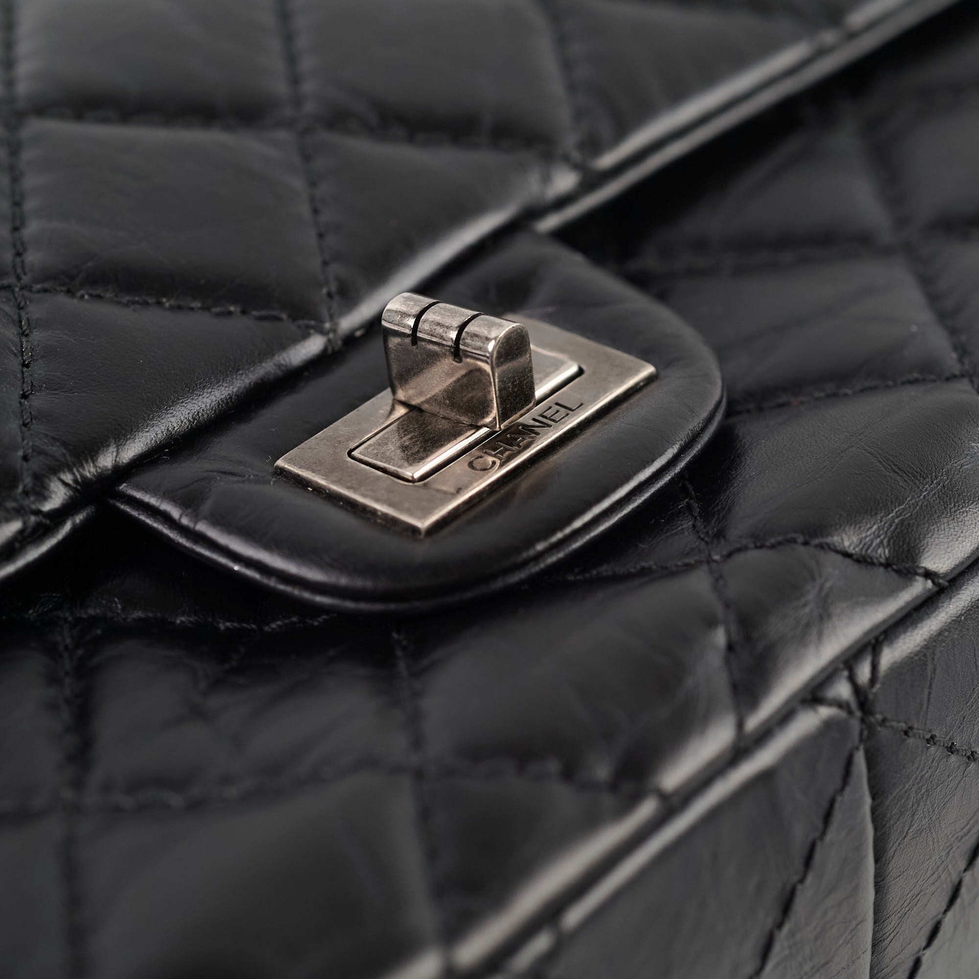 Chanel Reissue 226 Black Leather Handbag - Classic Flap Bag for Women | Luxury Designer Purse for Work, Evening & Special Occasions