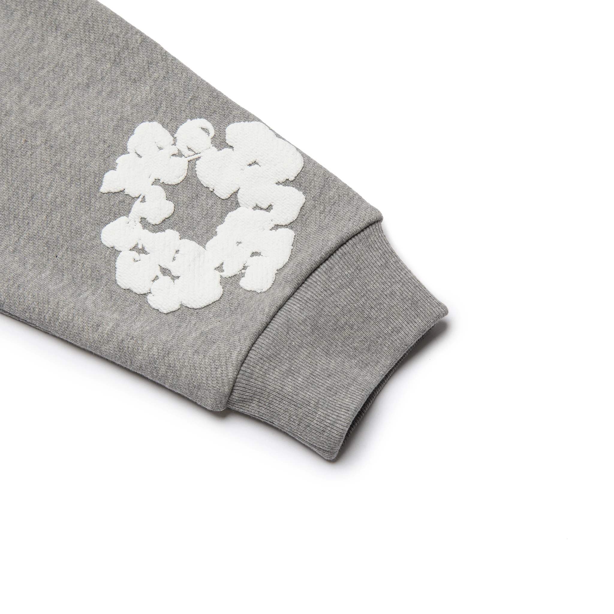 Denim Tears Cotton Wreath Grey Hoodie - Streetwear Fashion for Men & Women | Perfect for Casual Wear, Urban Style & Winter Outfits