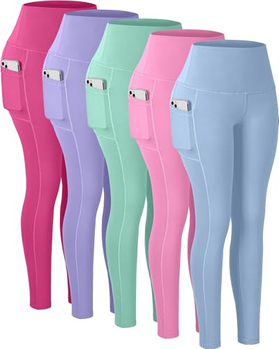 5 Packs -Sky Blue/Mint/Baby Pink/Rose/Violet
