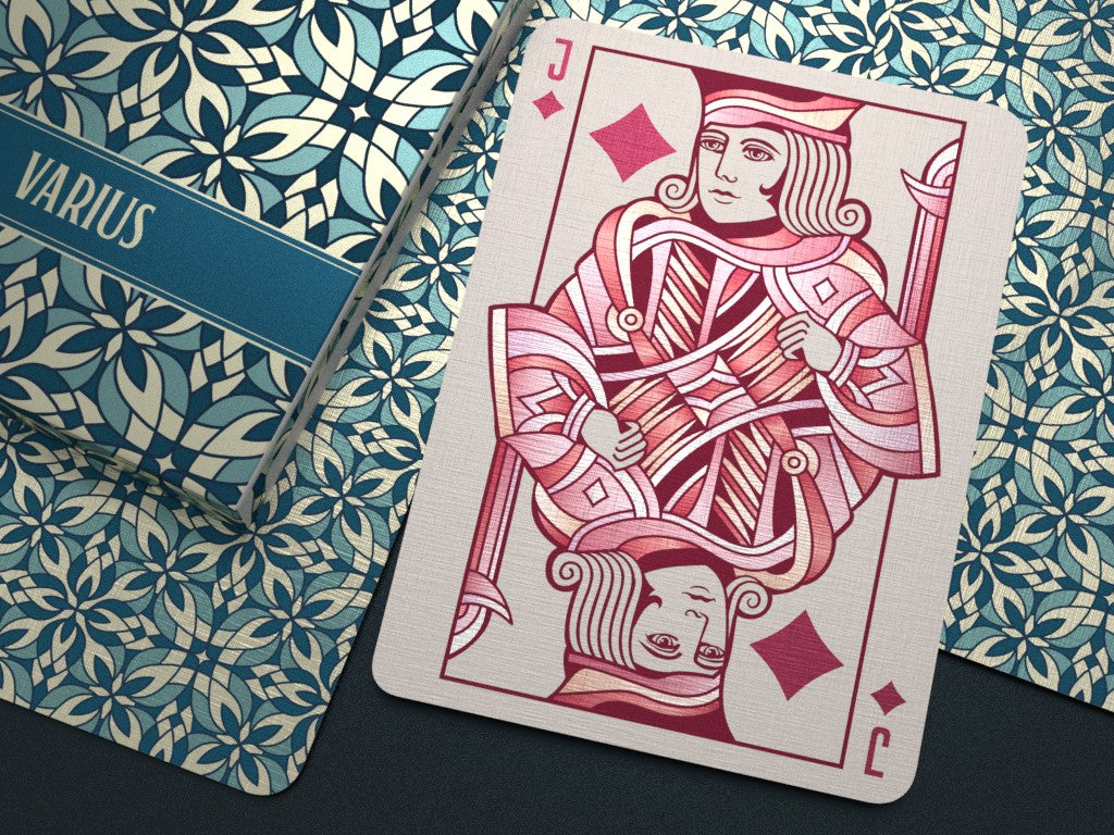 Varius Playing Cards - Premium Limited Edition Teal Deck for Poker, Magic Tricks & Card Games | Collectible & Gift for Card Enthusiasts