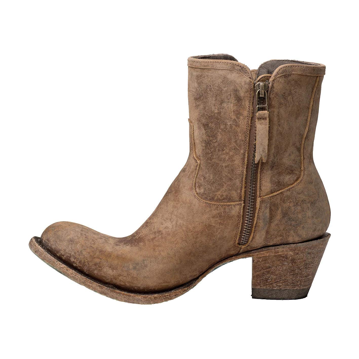 Lane Women's Layten Western Booties - Round Toe Ankle Boots for Casual Wear & Country Style Outfits
