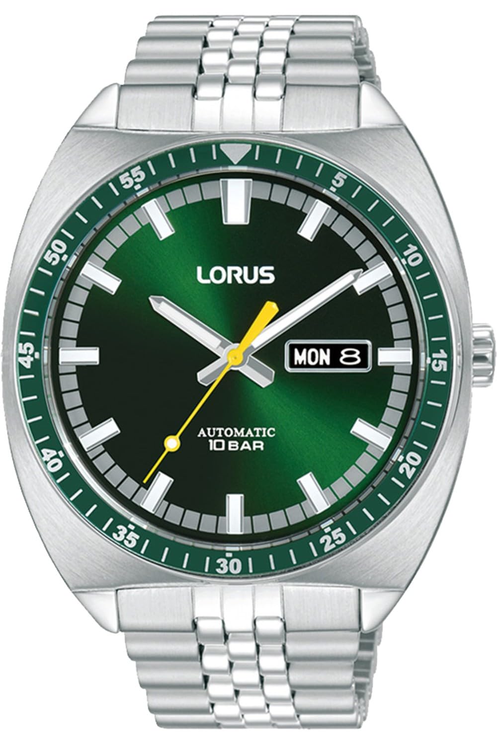 Lorus Unisex Adult Lotus Analog Stainless Steel Watch RL443BX9 - Stylish & Durable for Everyday Wear, Office, and Casual Outings