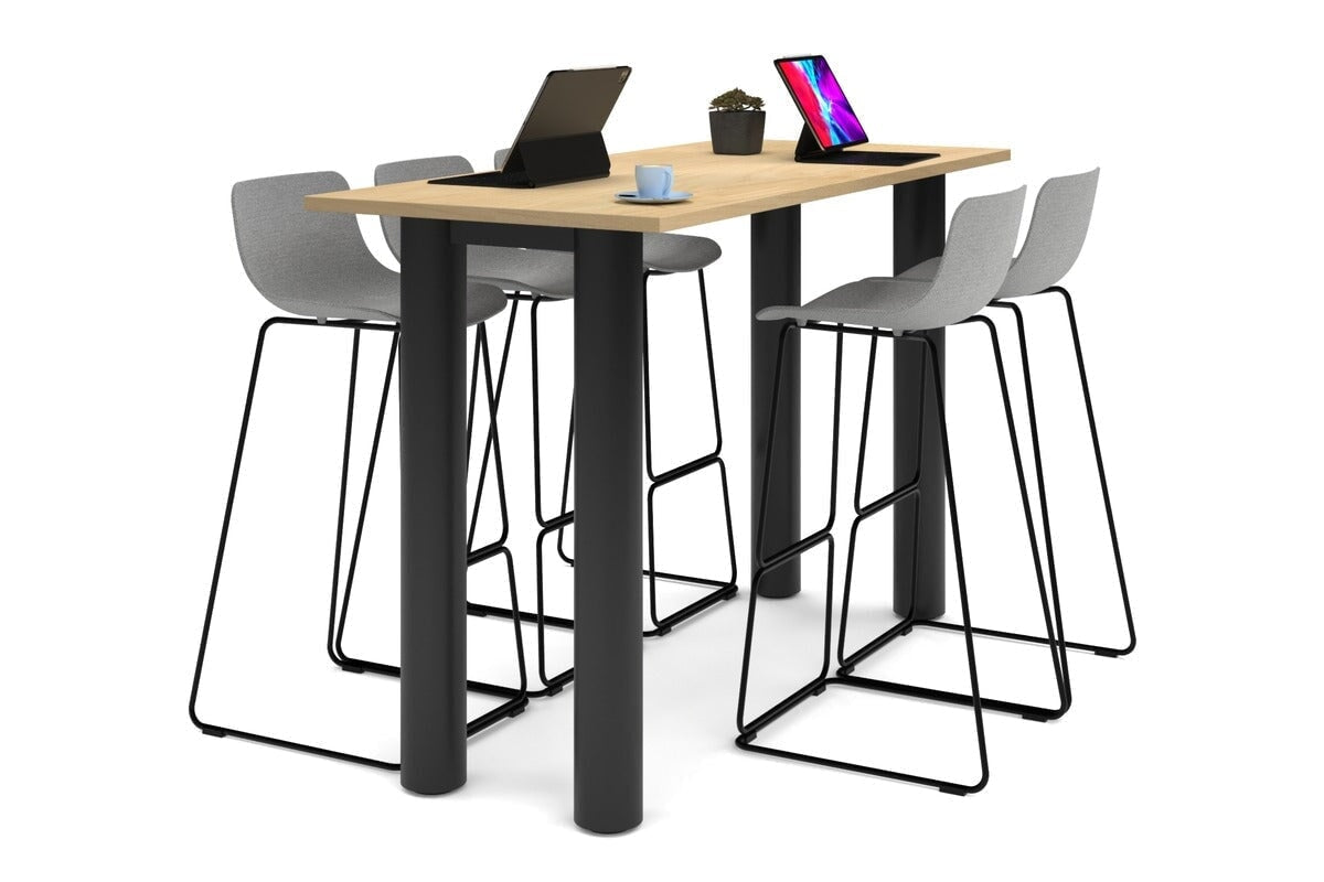 Sturdy Quadro Cylinder Legs Counter Table - 1600L x 700W - Perfect for Kitchen Islands, Breakfast Bars & Commercial Spaces