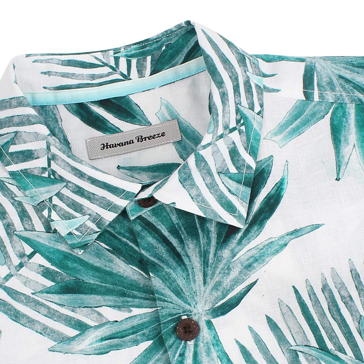 **Men's Hawaiian Shirts - Linen Short Sleeve Button Down Beach Shirts for Casual & Relaxed Fit - Tropical Printed Shirt for Vacation, Summer, and Beach Outings**