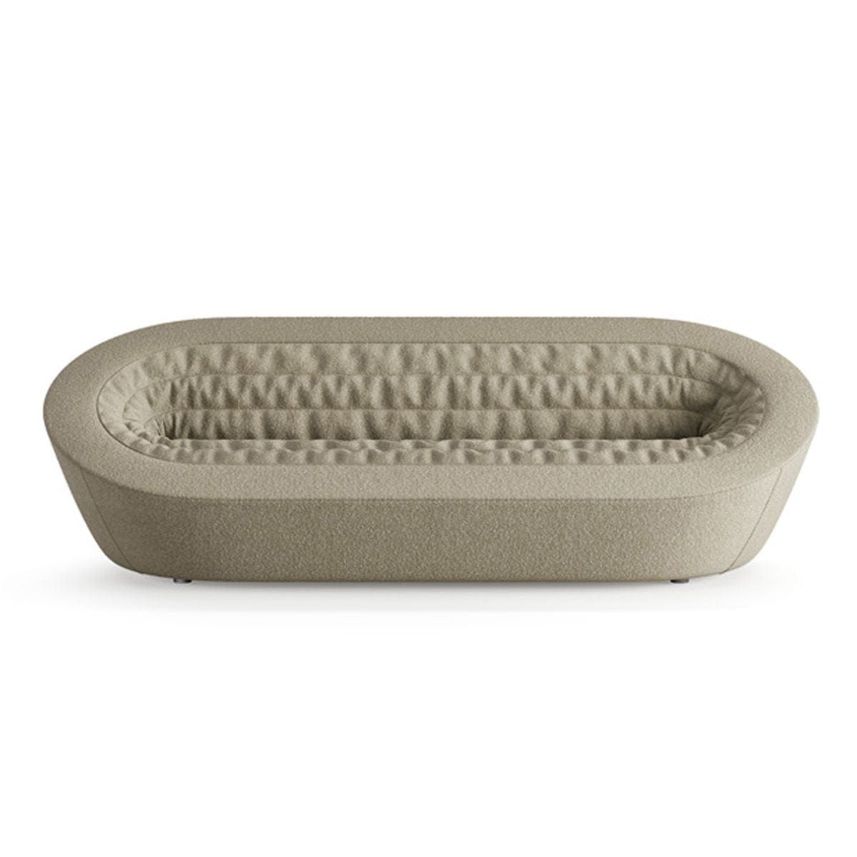 RESANA 3-Seater Sofa - Modern Fabric Couch for Living Room, Comfortable Sectional Sofa Bed for Small Spaces | Perfect for Apartments, Lounges & Home Theater Seating