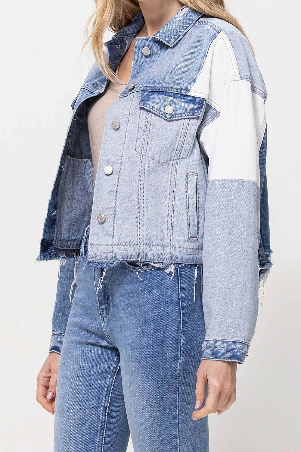 Alice Women's Denim Jacket - Stylish & Comfortable for Casual Outfits, Layering, and Everyday Wear