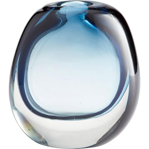 Cyan Design 10486 Blue-Cyan Ceramic Vases & Planters for Home Decor, Wedding Centerpieces, and Office Desk Decorations