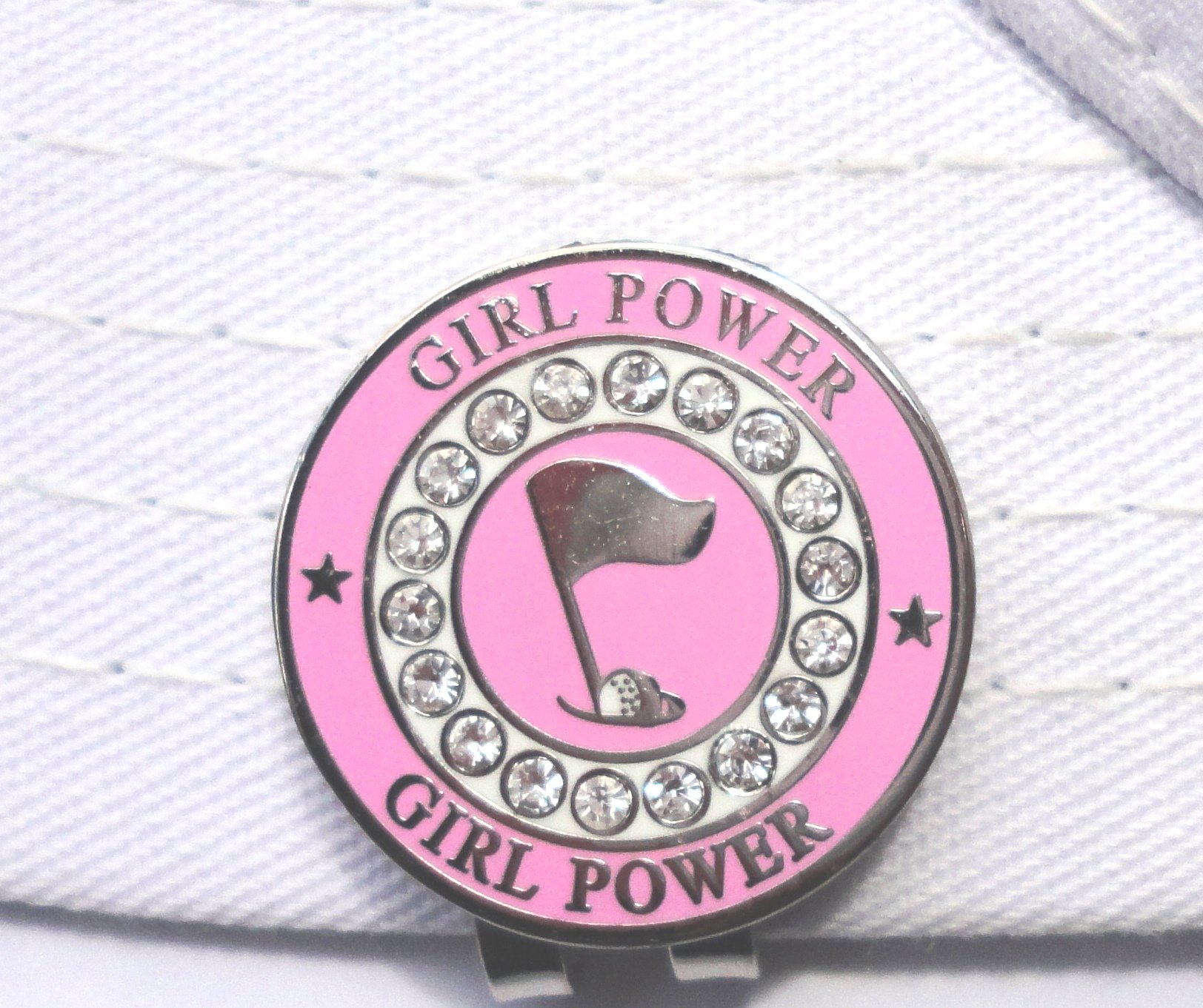 Crystal Golf Ball Marker & Magnetic Hat Clip for Women - Perfect for Golf Accessories & Gifts