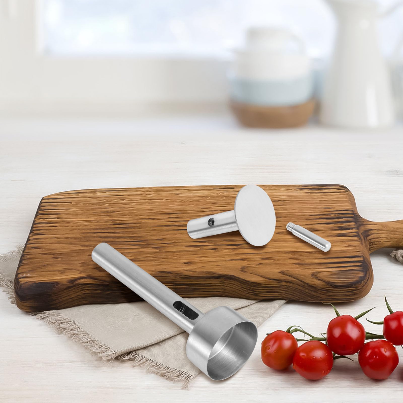 Stainless Steel Falafel Maker - Silver Kitchen Tool for Perfect Homemade Falafel (1 Count) | Ideal for Middle Eastern Cooking, Vegan Meals & Healthy Snacks