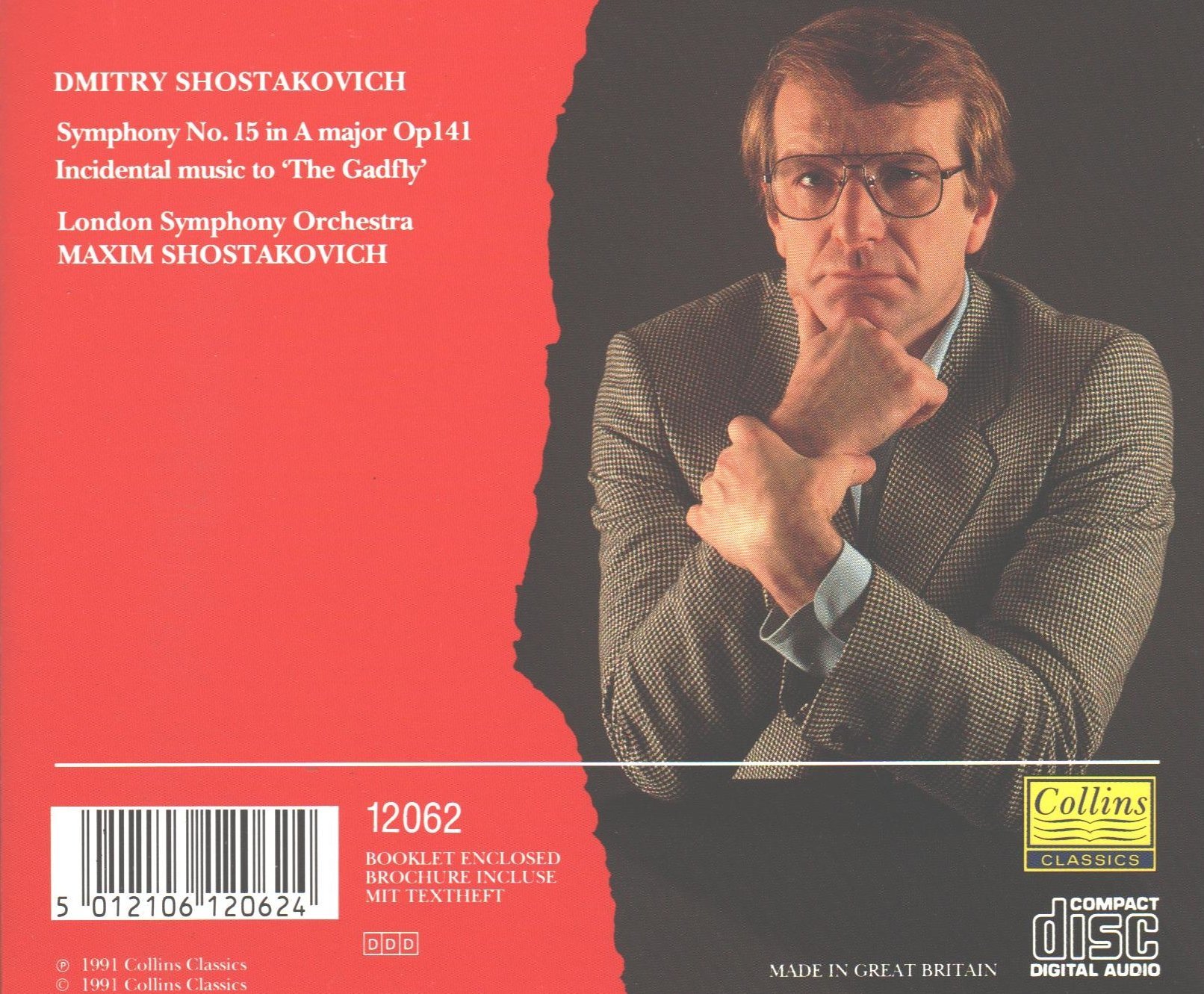 Dmitry Shostakovich Symphony No. 15 in A Major Op. 141 & The Gadfly Incidental Music - London Symphony Orchestra Conducted by Maxim Shostakovich - Classical Music for Study, Relaxation & Concert Enjoyment