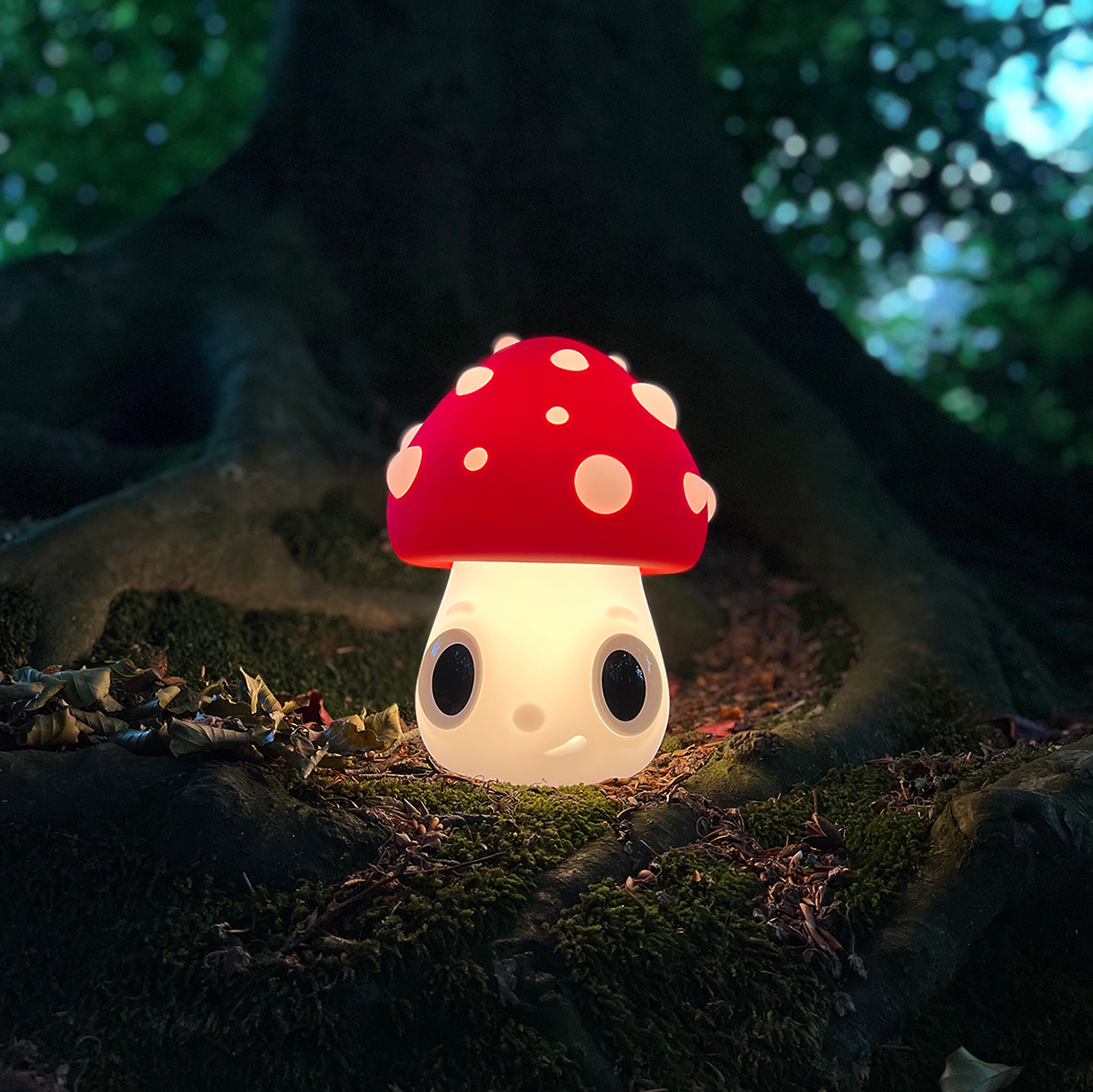 Javier Calleja 'Nightlight Mushroom' Art Print - Unique Home Decor for Living Room, Bedroom & Office - Perfect Gift for Art Lovers & Collectors