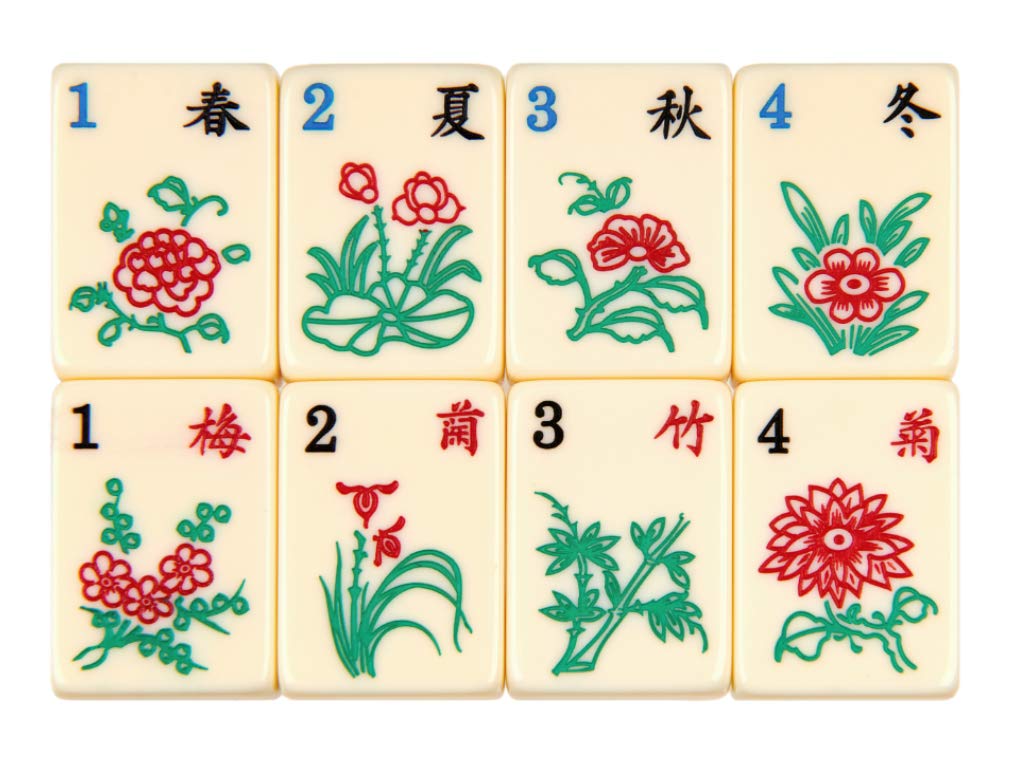 Linda Li American Mah Jongg Tile Set – The Artisan Collection – 166 Ivory Engraved Tiles for Game Night, Gifts & Collectors | Premium Quality Mahjong Tiles Only