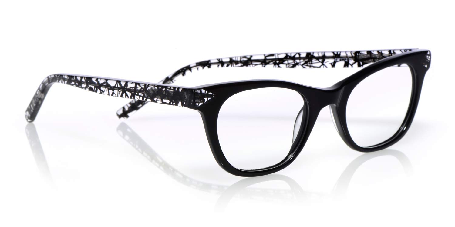 Eyebobs Florence Unisex Premium Reading Glasses for Men & Women | Lightweight Cateye Frames with Spring Hinges | Perfect for Reading, Computer Work & Fashion Accessories