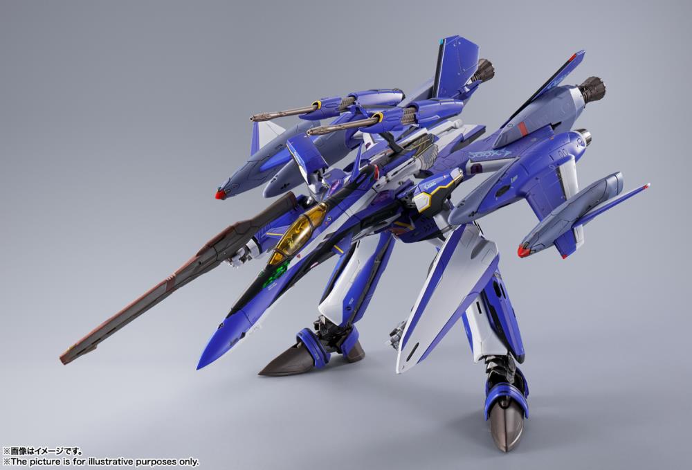 Bandai DX Chogokin Macross Delta YF-29 Durandal Valkyrie Maximilian Jenius Ver. Action Figure Toy - Collectible Robot Model for Anime Fans & Display