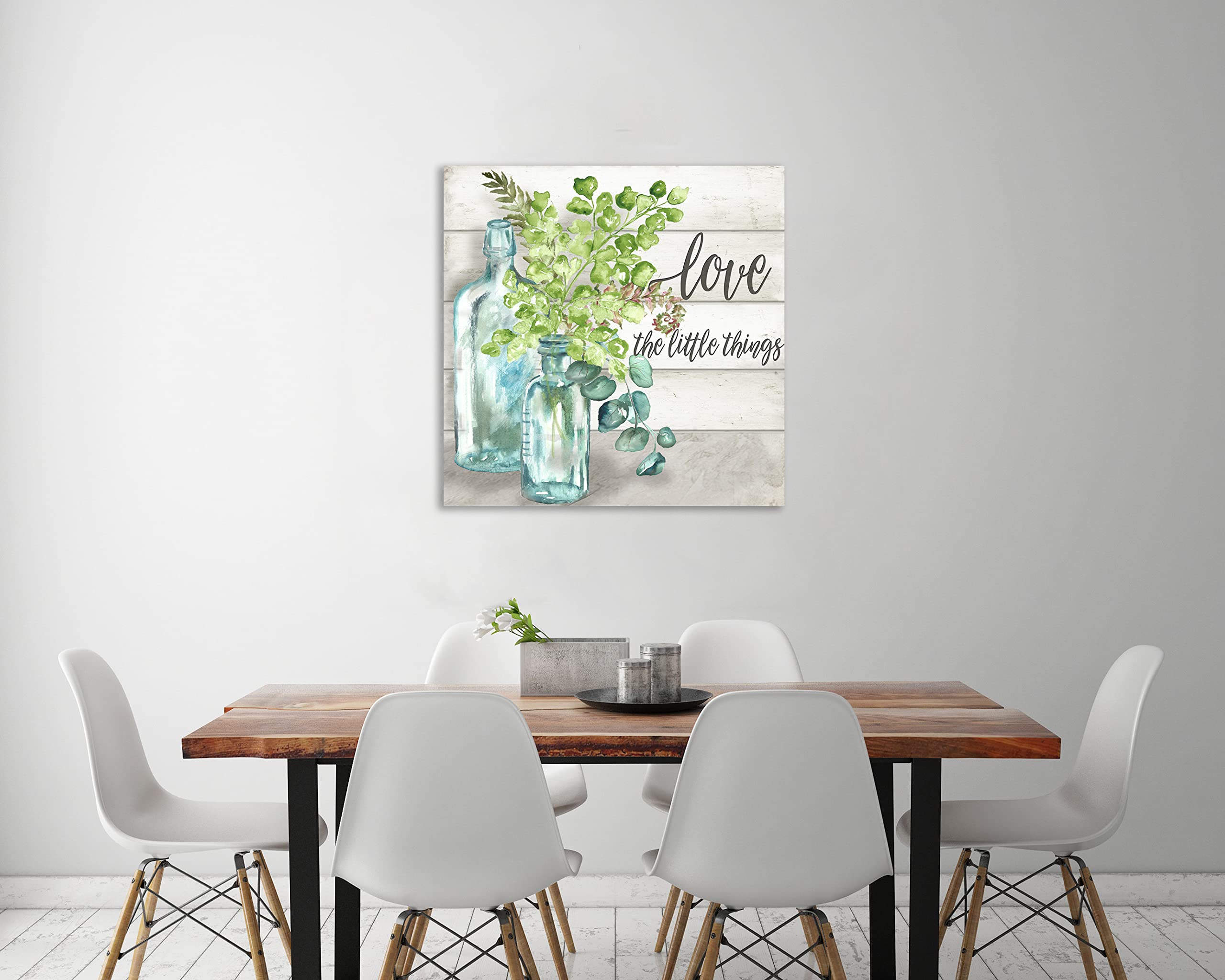 Vintage Specimen Bottles Gallery Wrapped Canvas Art Print - 30x30 Inch Wall Decor by Tre Sorelle Studios - Perfect for Living Room, Bedroom & Office Decor
