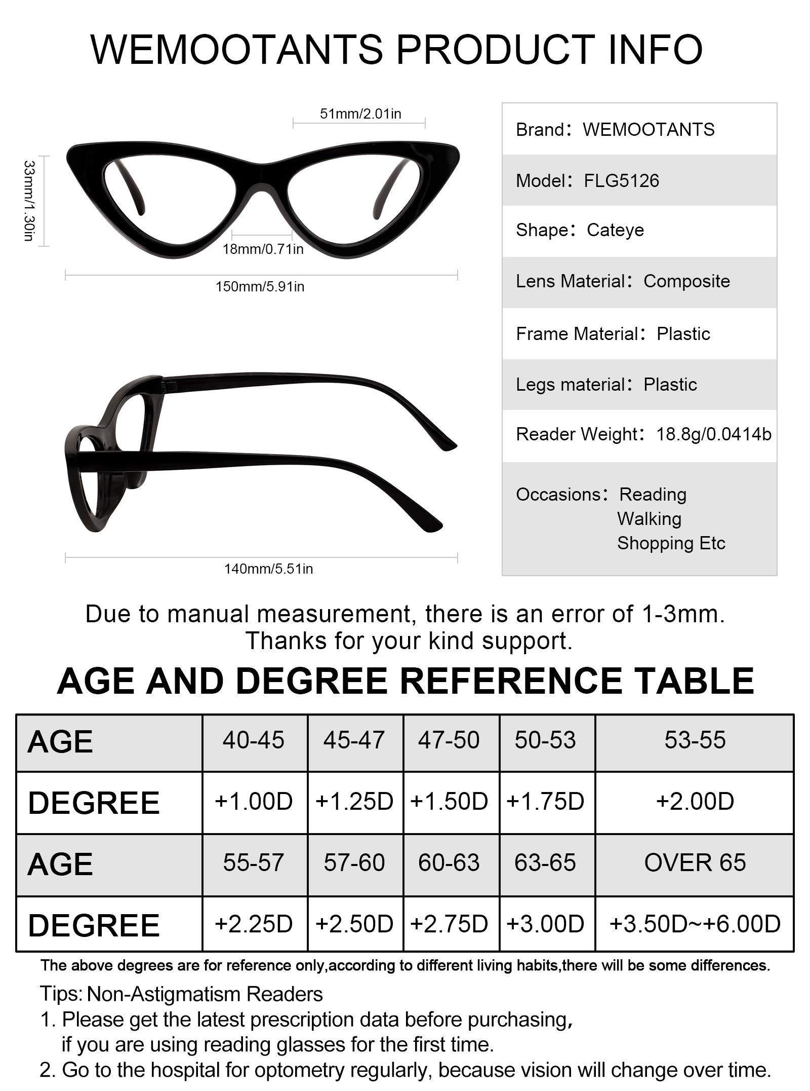 Blue Light Blocking Glasses for Men & Women - Anti Eye Strain Computer Glasses with UV Protection - Perfect for Gaming, Office Work & Screen Time