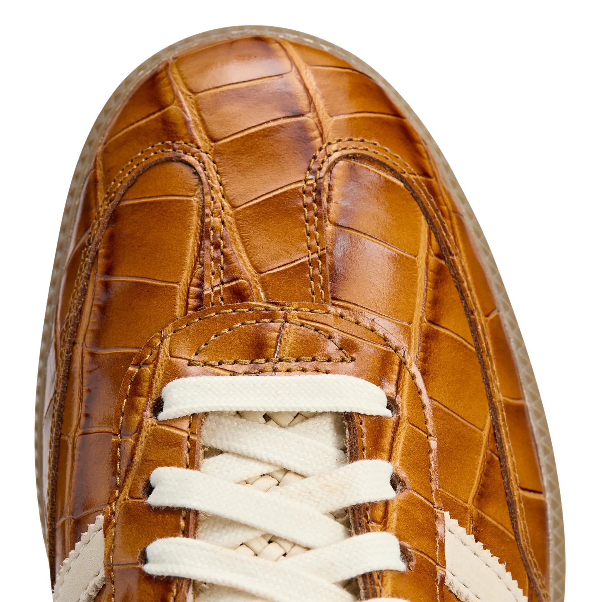 Adidas Samba Wales Bonner Brown Crocodile Leather Sneakers - Stylish & Comfortable for Casual Wear, Street Style & Everyday Fashion