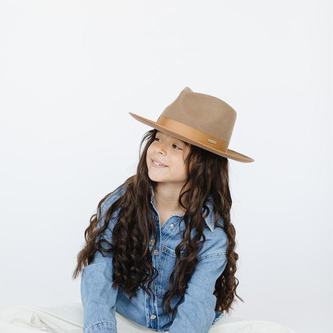 Monroe Kids Rancher Hat - Western Cowboy Hat for Boys & Girls - Adjustable Sun Protection Hat for Outdoor Play, Rodeo, and Western Theme Parties