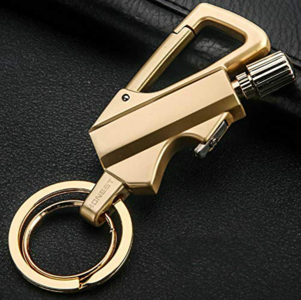 Neuvikter Multi-Function Kerosene Lighter Keychain - Waterproof Metal Key Ring with Bottle Opener for Outdoor, Emergency Survival & Everyday Carry (EDC) | Perfect Gift for Camping, Hiking, BBQ and Power Outages