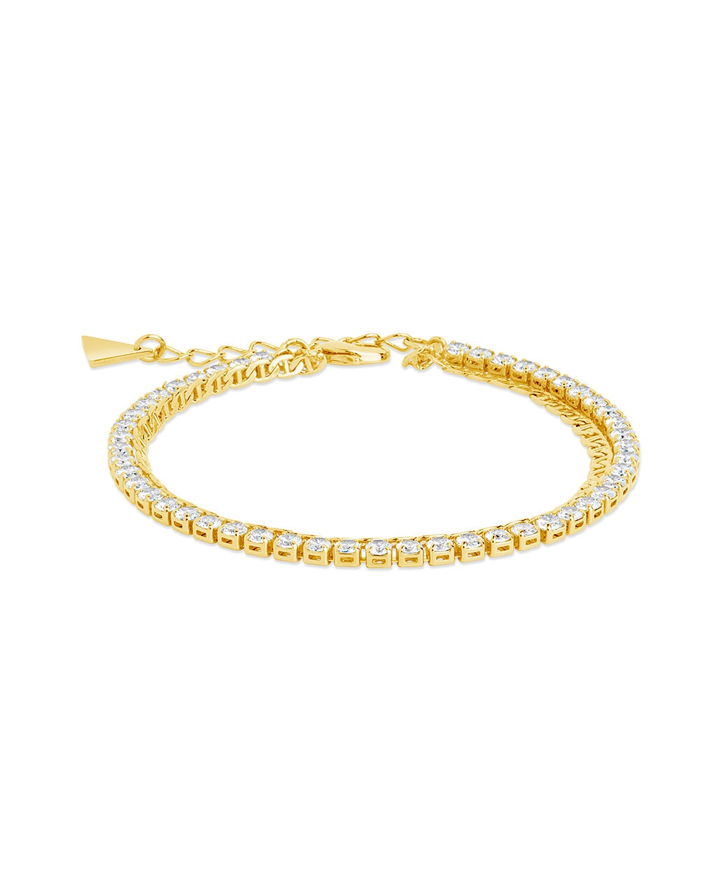 Elegant Sterling Silver Chain & Cubic Zirconia Bracelet for Women | Perfect for Parties, Weddings & Everyday Wear