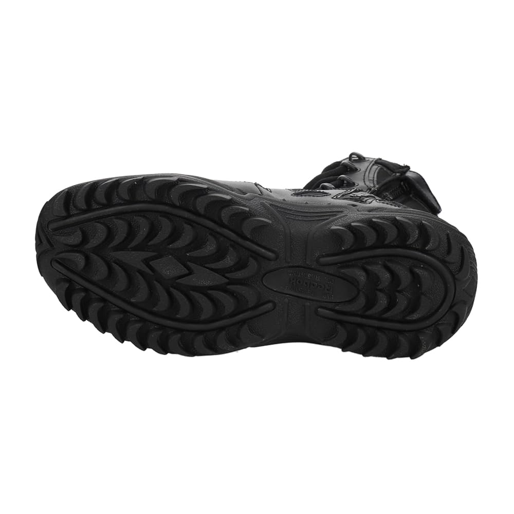 Reebok Work Men's RB8874 Rapid Response 8-Inch Composite Toe Tactical Boot with Side Zipper - Black (Size 11.5) | Durable Safety Shoes for Construction, Warehouse & Outdoor Work