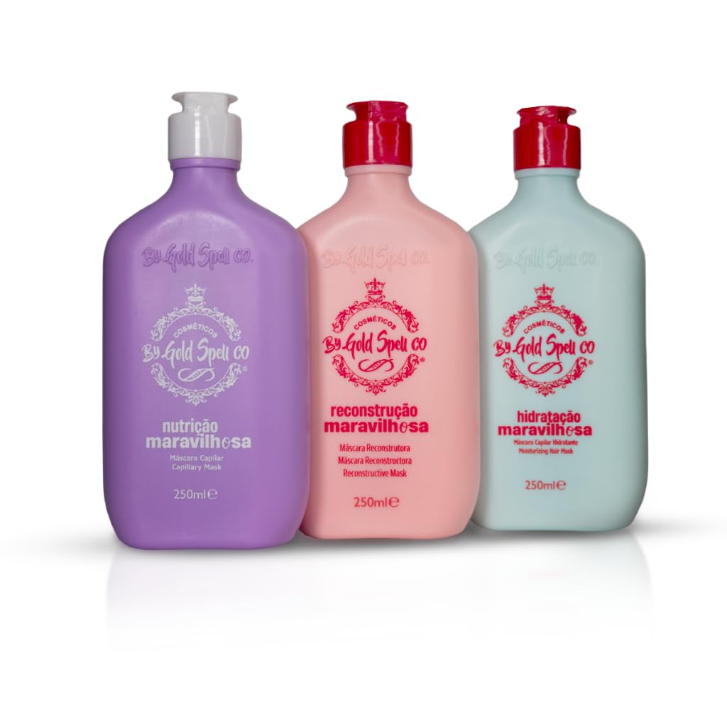 Gold Spell Chronotherapy Hair Treatment - Rebuild & Nourish Damaged Hair | Deep Conditioning for Dry, Frizzy & Color-Treated Hair | Salon-Quality At-Home Care