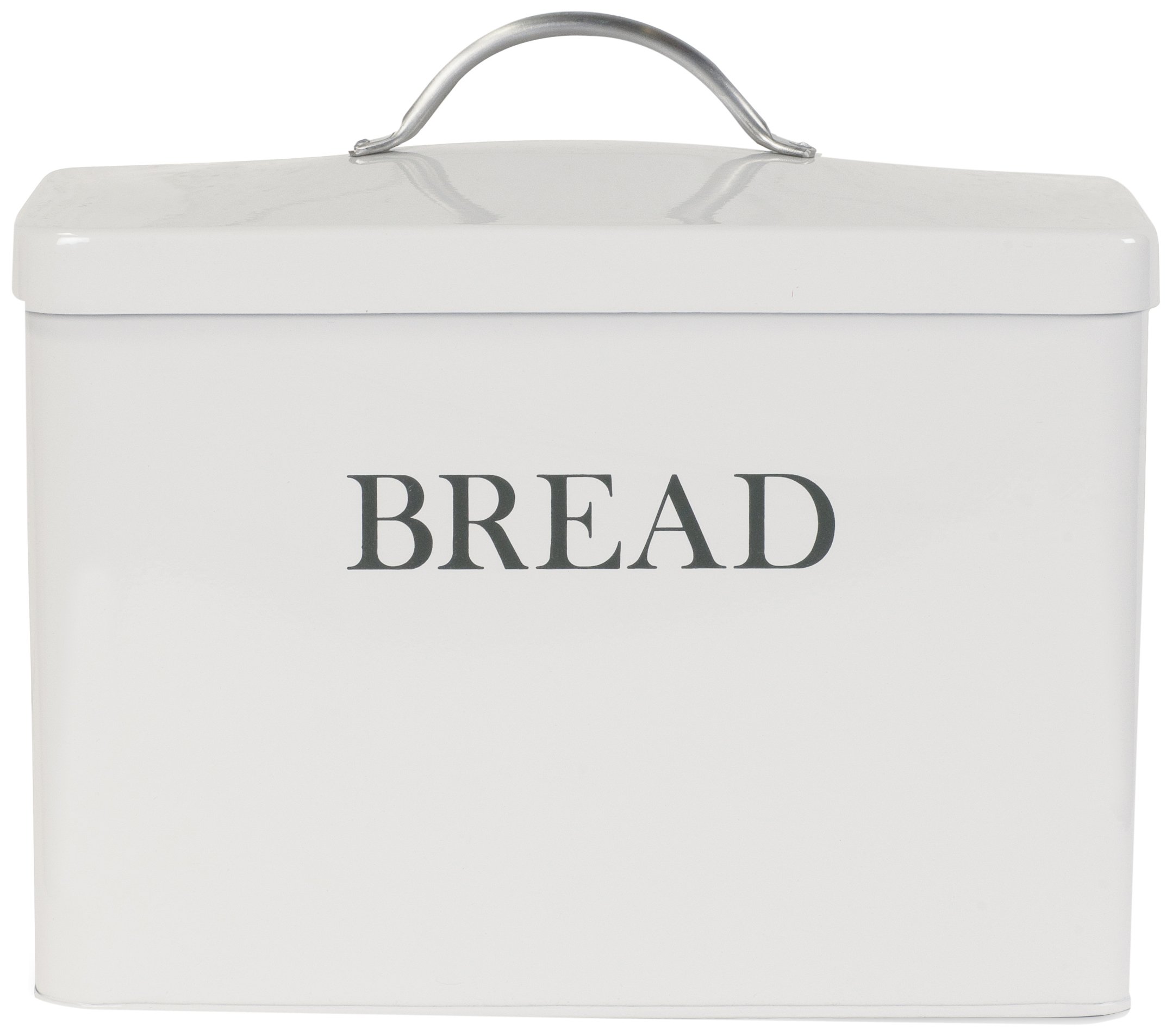 Original Bread Bin for Kitchen Storage - Powder Coated Steel Bread Box | 11.4