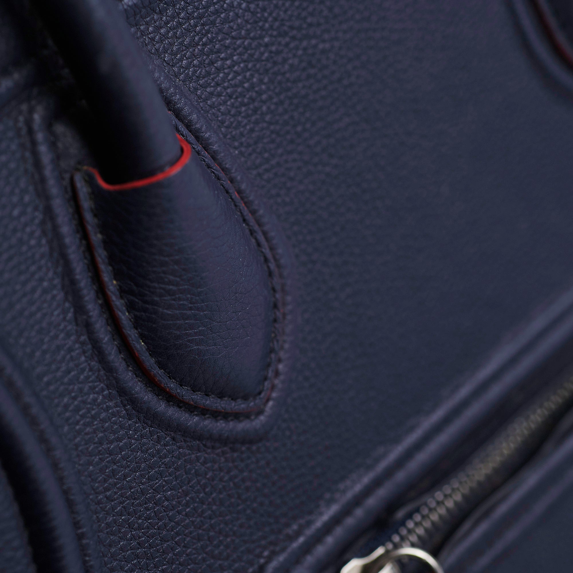 Celine Medium Trapeze Navy Blue Leather Tote Bag for Women | Luxury Designer Handbag for Work, Travel & Everyday Use