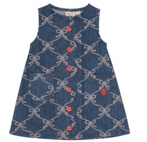 FLOSS ELLINOR DRESS for Girls Age 2-8 Years | Stylish Cotton Floral Summer Dress | Perfect for Birthday Parties, School Events & Family Photos