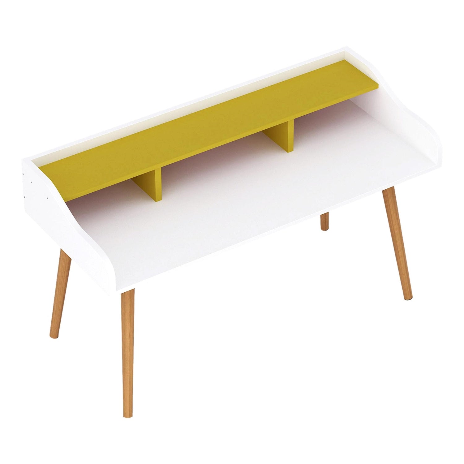 Ergonomic 045 Computer Desk for Home Office - Modern Workstation with Sturdy Design, Perfect for Remote Work & Study Spaces