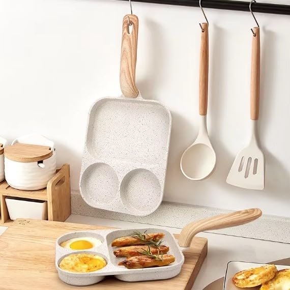 Nonstick Skillet - Best Induction Cooktop & Omelette Pan - Non-Toxic Ceramic Coating - Medium Gray Frying Pan for Eggs, Pancakes & Stir Fry - Perfect for Home Cooking & Professional Kitchens