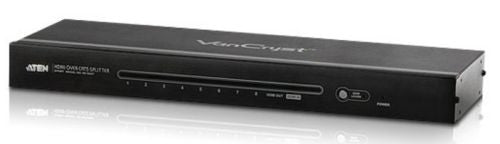 Aten VS1808T 8-Port HDMI Over Cat5 Extender Splitter - Extend & Distribute HD Video to Multiple Displays for Home Theater, Conference Rooms & Digital Signage