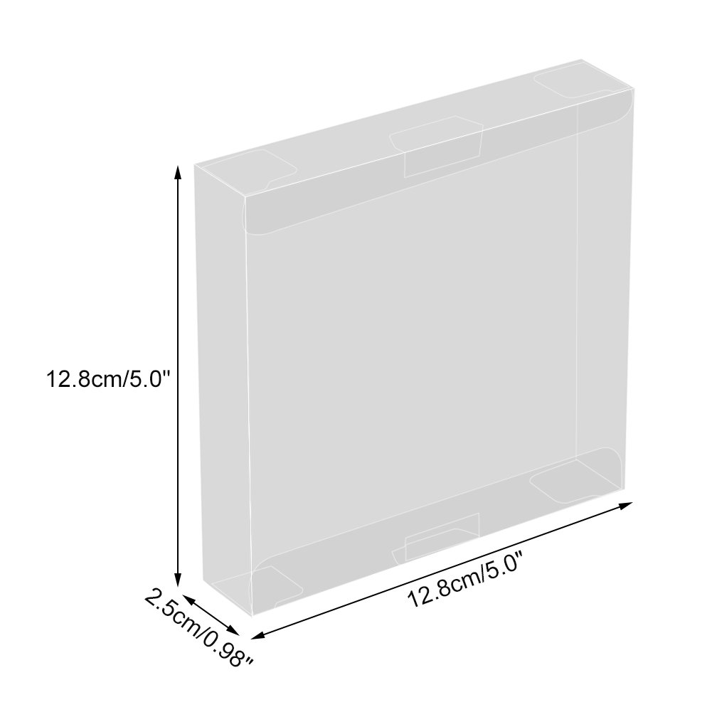 10Pcs Clear Scratch-Resistant Plastic Game Card Storage Cases for Game Boy & GBA - Protective Cartridge Holders for Nintendo DS, Switch Games - Perfect for Collectors & Travel Organization