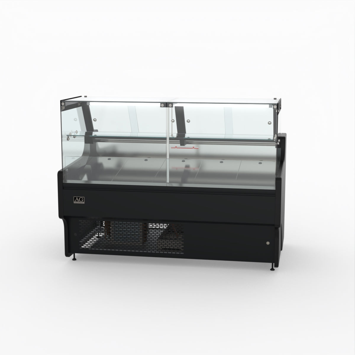 1.5 Meter Deli Showcase Glass Display Case - Commercial Refrigerated Food Display for Bakery, Deli, and Supermarket Use