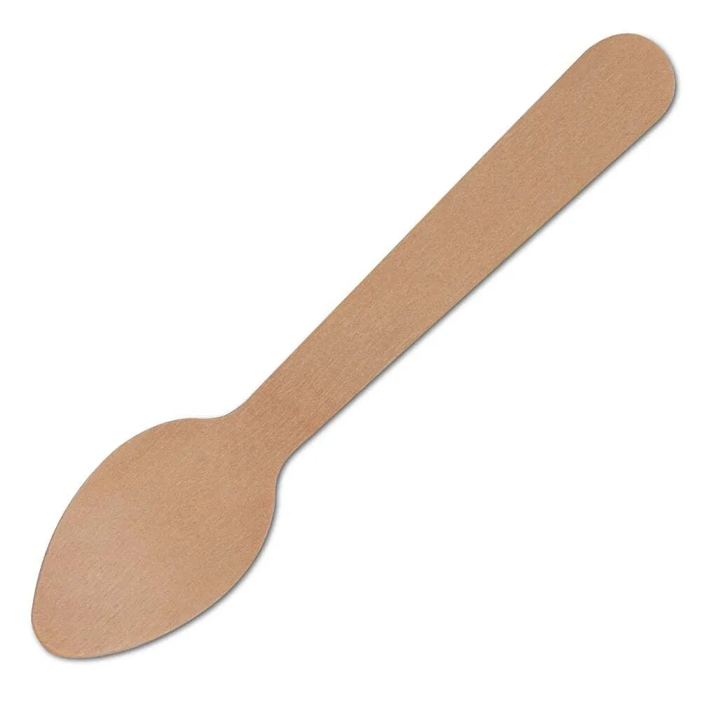 4 Inch Wooden Mini Spoon - Natural Eco-Friendly Small Utensil for Tea, Coffee, Spices & Desserts | Perfect for Stirring, Tasting & Serving
