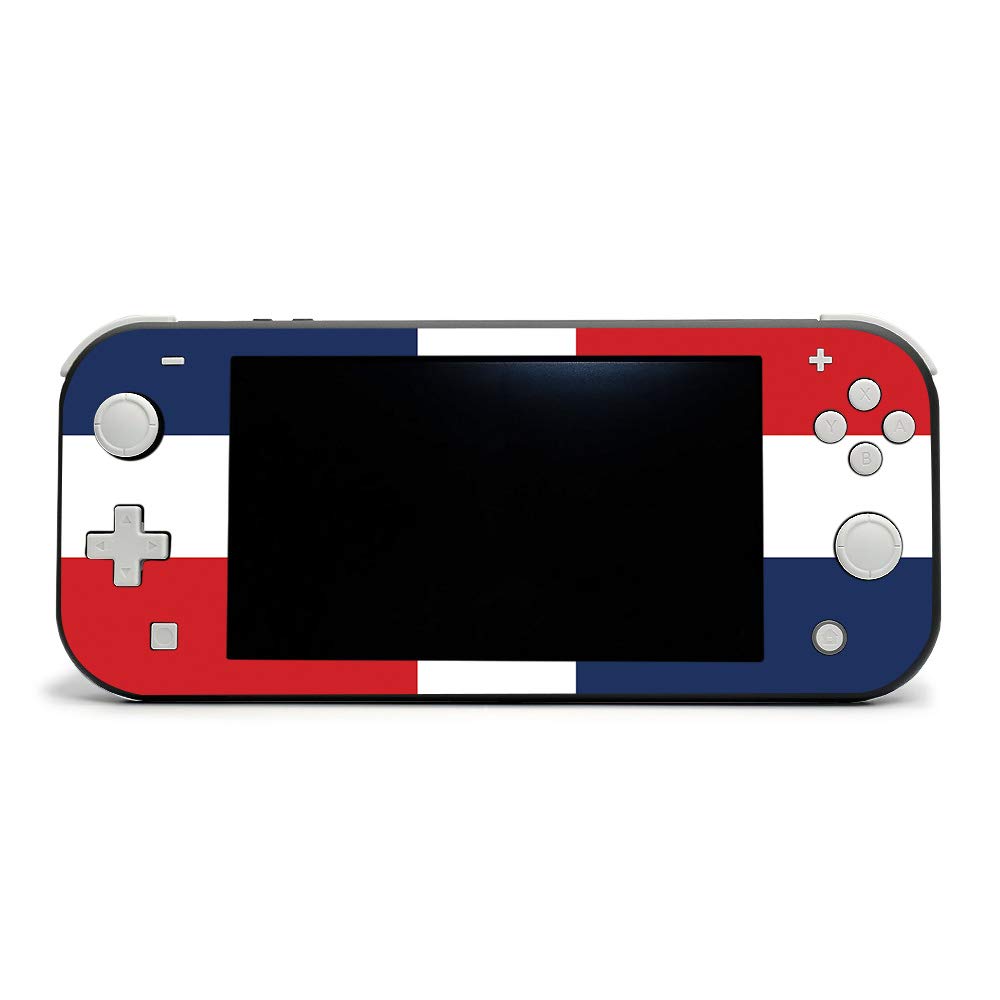 MightySkins Dominican Flag Vinyl Decal Wrap Cover for Nintendo Switch Lite - Protective, Durable Skin | Easy to Apply & Remove | Made in USA | Perfect for Gaming, Travel & Personalization