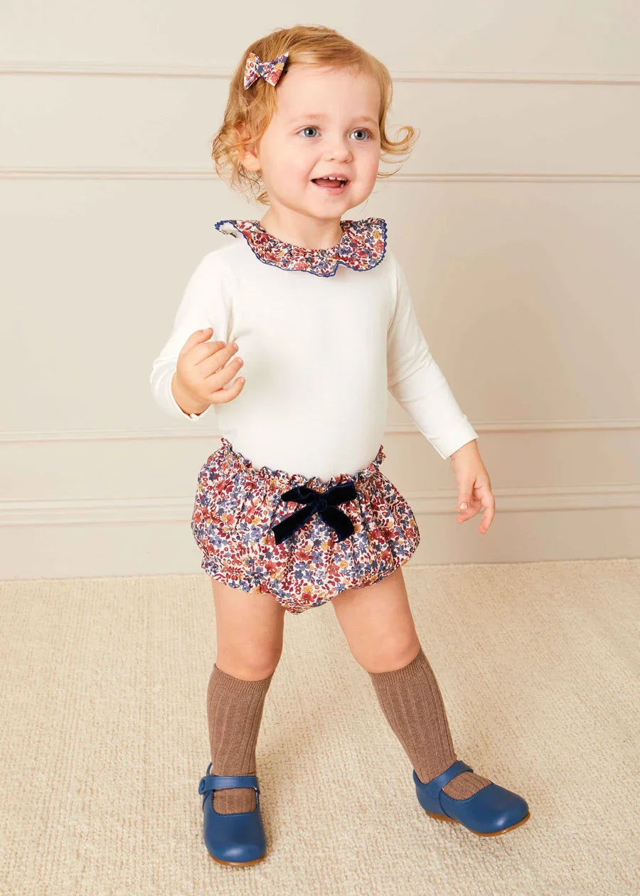 Brown Ribbed Knee High Socks for Kids (3 Months to 10 Years) - Warm & Comfortable Winter Socks for School, Playtime and Outdoor Activities
