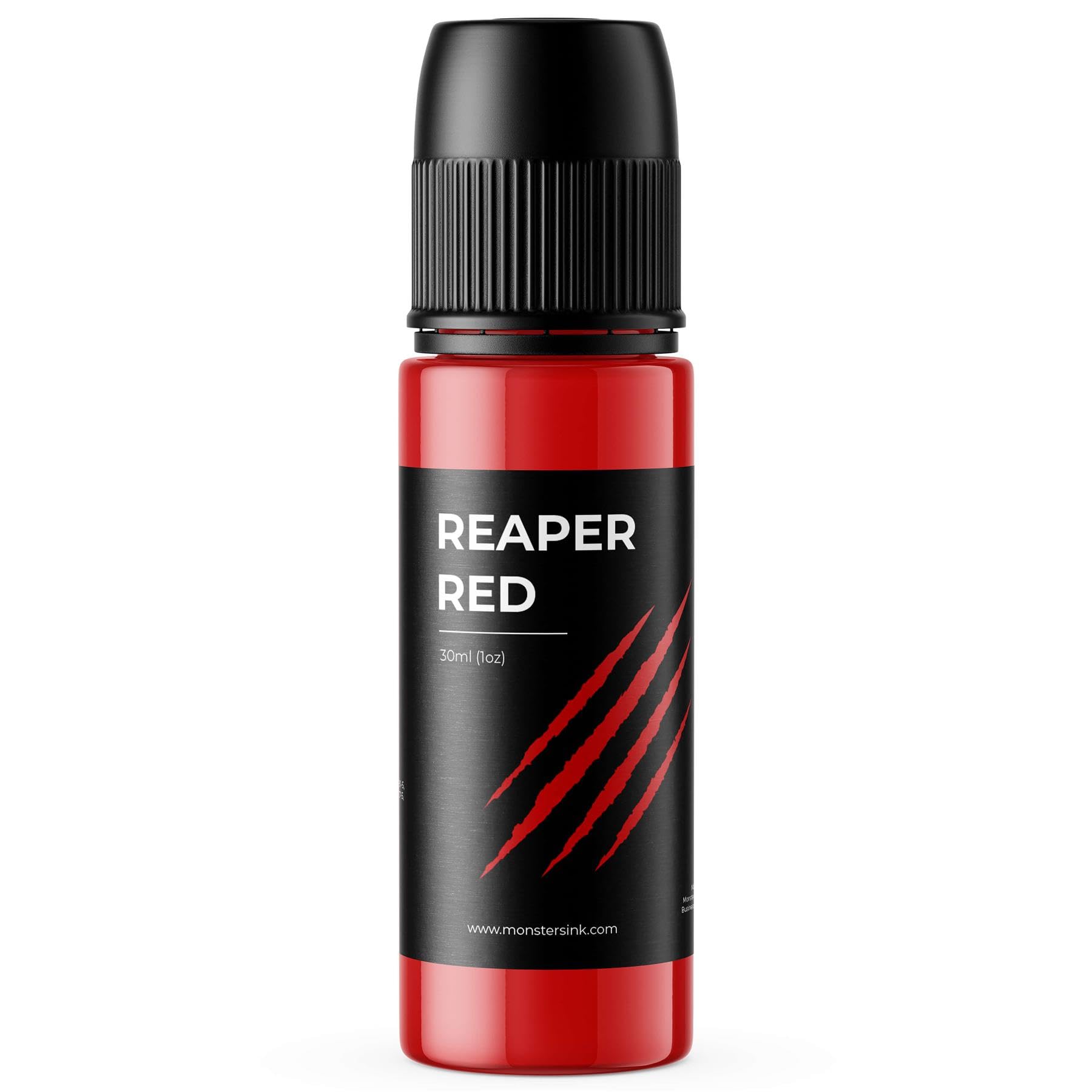 Monsters Ink Reaper Red Tattoo Ink - 1oz Professional Lipstick Red Tattoo Pigment for Tattoo Artists & Body Art | Perfect for Sleeves, Cover-ups & Vibrant Tattoo Designs