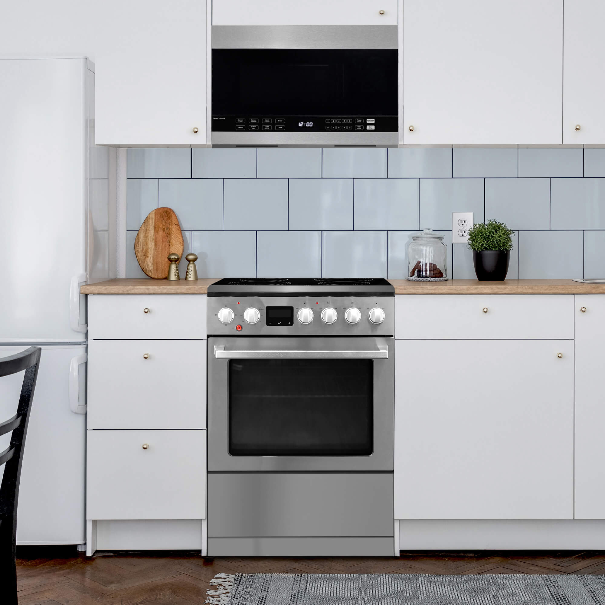 Danby DOM014401G1 1.4 cu. ft. Stainless Steel Over The Range Microwave Oven - Perfect for Kitchen Remodeling & Space-Saving Cooking