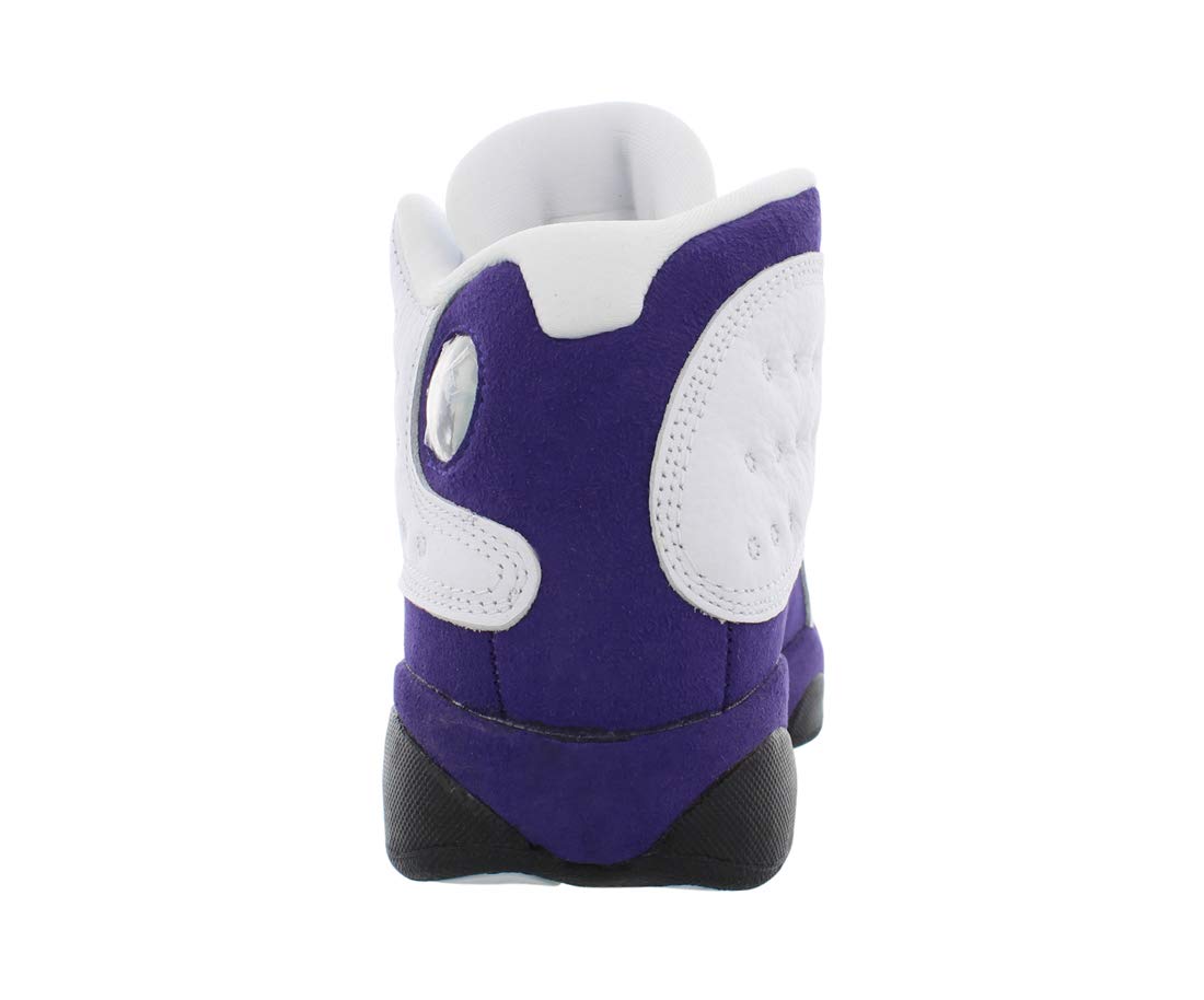 Jordan Youth Air 13 GS Basketball Shoes 884129-105 Lakers Purple & Gold Size 5Y - Kids' Performance Sneakers for School, Sports & Casual Wear